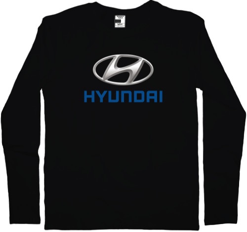 Прочие Лого - Men's Longsleeve Shirt - Hyundai - Mfest