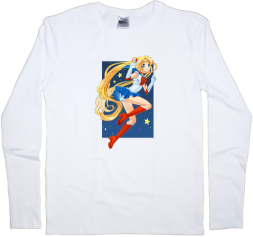 Сейлор Мун / Sailor Moon - Men's Longsleeve Shirt - Сейлор Мун арт - Mfest