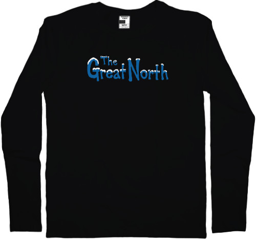 Велика Північ / The Great North - Футболка з Довгим Рукавом Чоловіча - The Great North лого - Mfest
