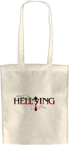 Хеллсинг / Hellsing - Эко-Сумка для шопинга - Хеллсинг лого - Mfest