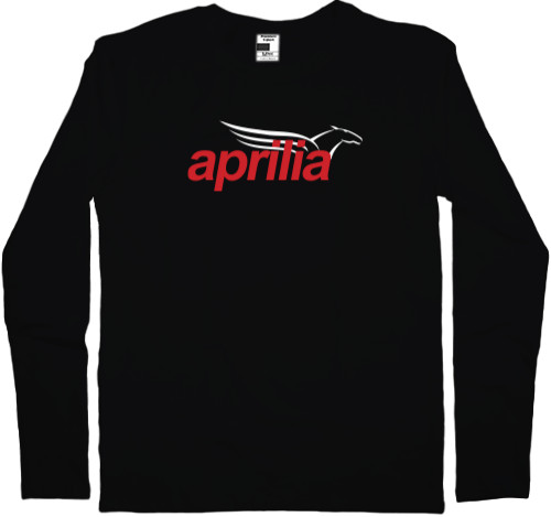 Aprilia - Лонгслив Мужской - Aprilia Logo - Mfest