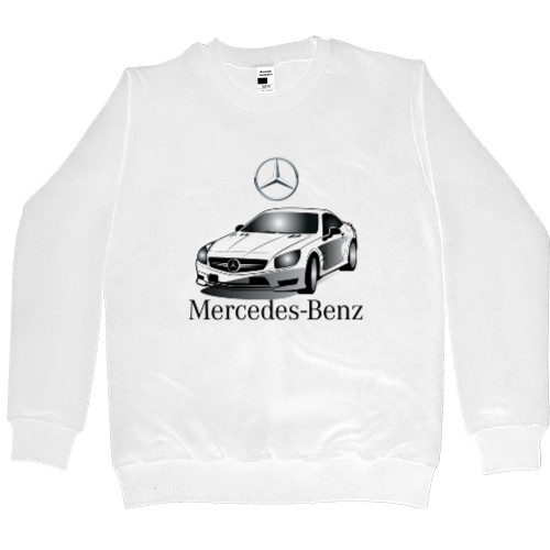 Mercedes-Benz - Свитшот Премиум Мужской - Mercedes-Benz 21 - Mfest