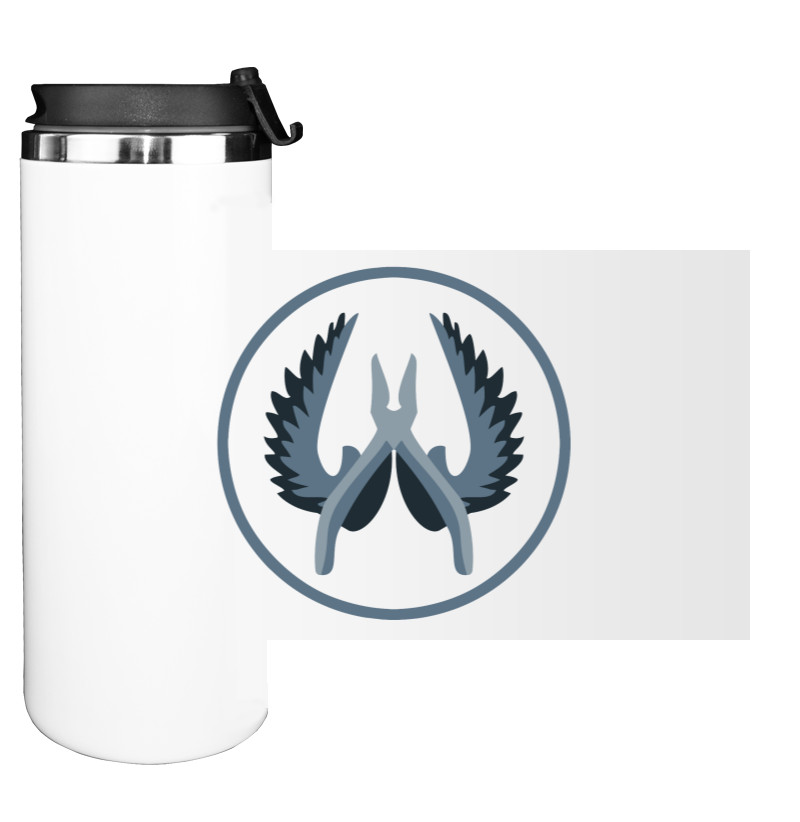 Counter-Strike: Global Offensive - Water Bottle on Tumbler - Логотип Борьба с терроризмом - Mfest