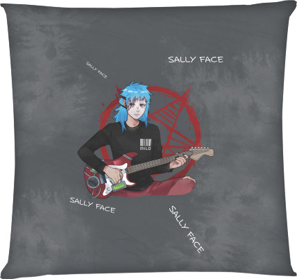 Sally Face - Подушка квадратна - Салли Фейс - Mfest