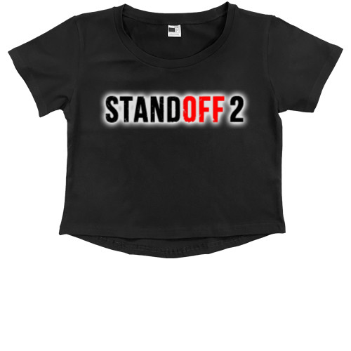 Standoff - Kids' Premium Cropped T-Shirt - Standoff - Mfest