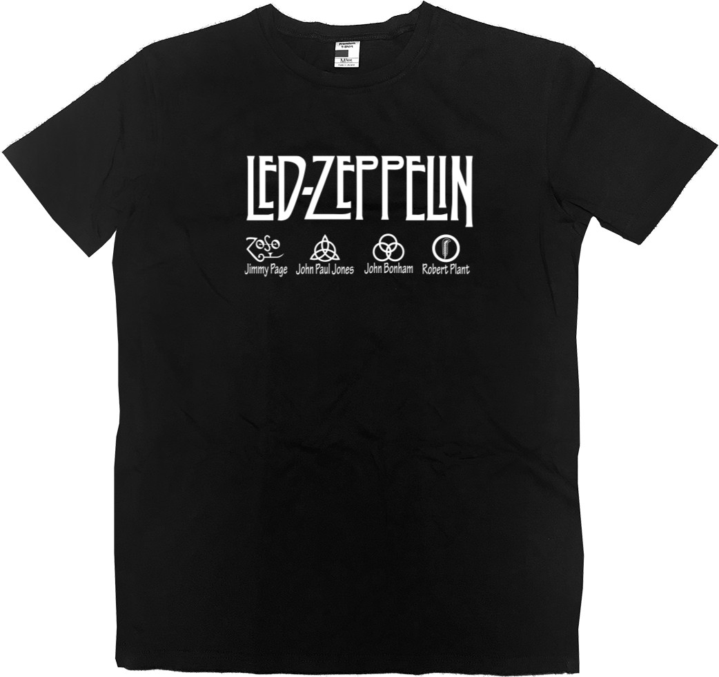 Led Zeppelin - Men’s Premium T-Shirt - Led Zeppelin 1 - Mfest