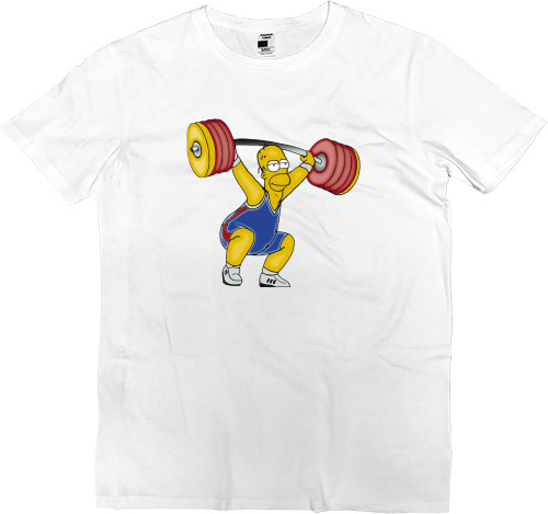 Homer со штангой