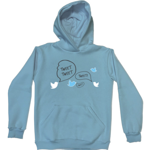 Twitter - Unisex Hoodie - Twitter birds - Mfest