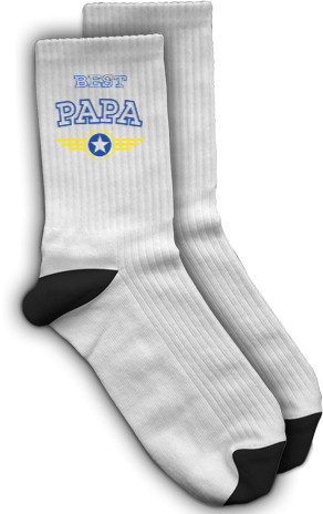 Папа - Socks - Best papa - Mfest