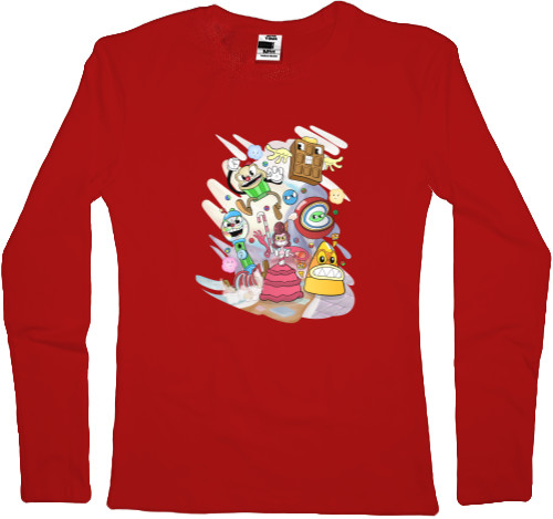 CupHead - Women's Longsleeve Shirt - CupHead 9 - Mfest