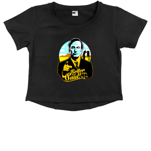 Лучше звоните Солу / Better Call Saul - Kids' Premium Cropped T-Shirt - ЛУЧШЕ ЗВОНИТЕ СОЛУ 3 - Mfest