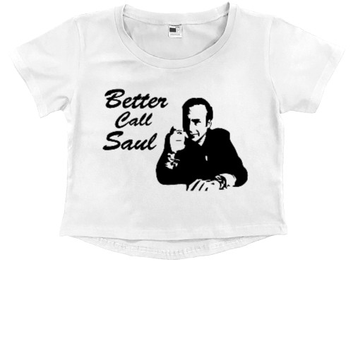 Лучше звоните Солу / Better Call Saul - Kids' Premium Cropped T-Shirt - Лучше звоните Солу  2 - Mfest