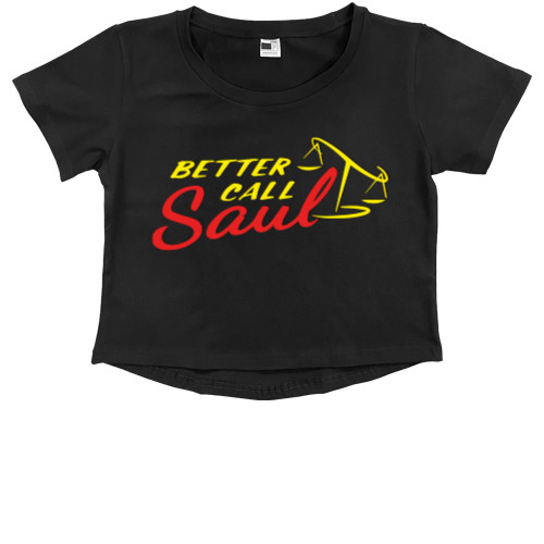 Лучше звоните Солу / Better Call Saul - Kids' Premium Cropped T-Shirt - Лучше звоните Солу - Mfest