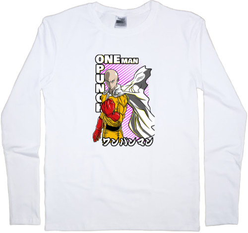 One Punch-Man - Футболка з Довгим Рукавом Чоловіча - One Punch-Man 4 - Mfest