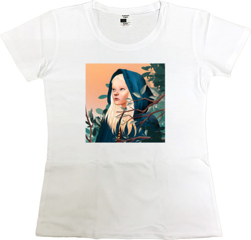 Ведьмак / The Witcher - Women's Premium T-Shirt - Цири 4 - Mfest
