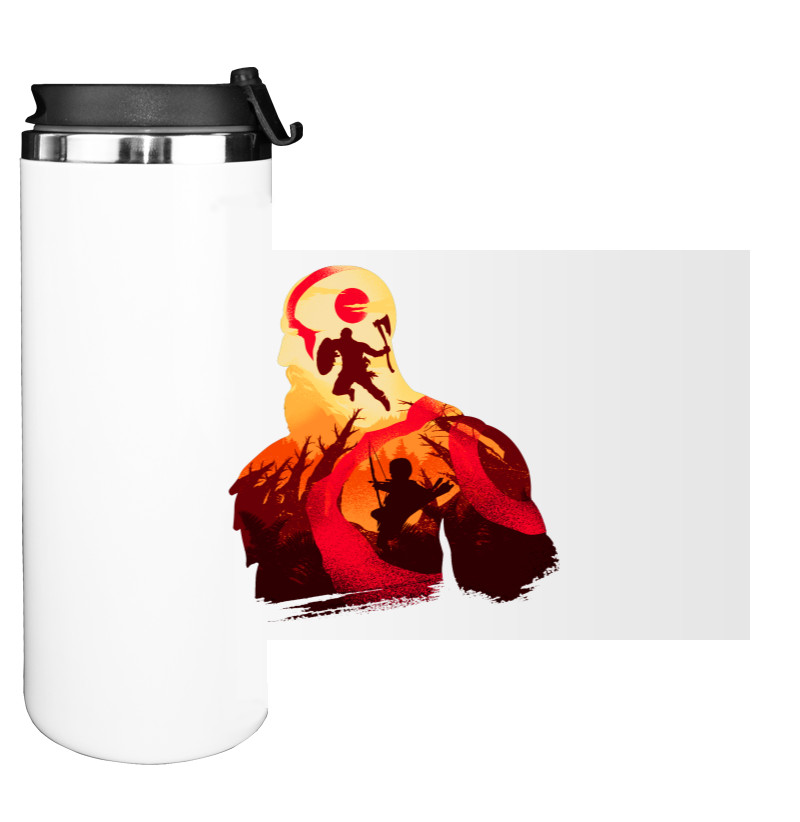 God of War - Water Bottle on Tumbler - God of War 3 - Mfest