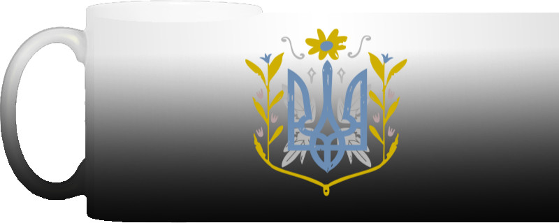 Герб України квіти