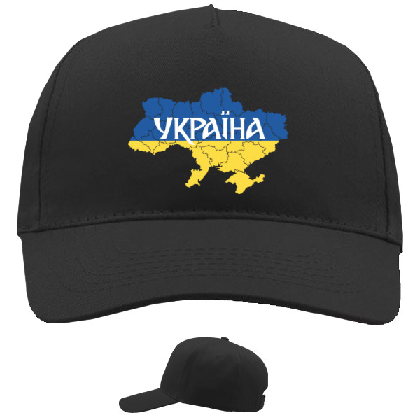 Карта України, напис
