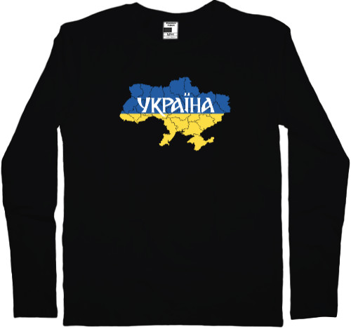 Карта Украины, надпись