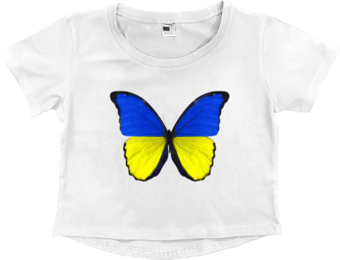 Бабочка цвета Украины