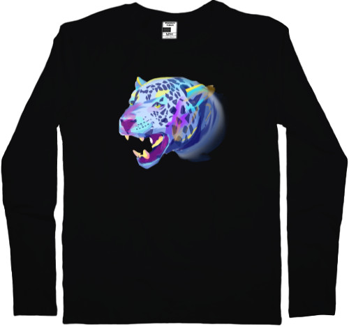 Другие животные - Kids' Longsleeve Shirt - Тигр неоновый - Mfest
