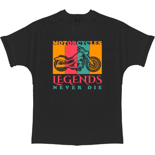 Мото - T-shirt Oversize - Мотоспорт легенда - Mfest