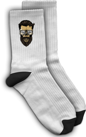 Черепа - Socks - Череп с бородой - Mfest