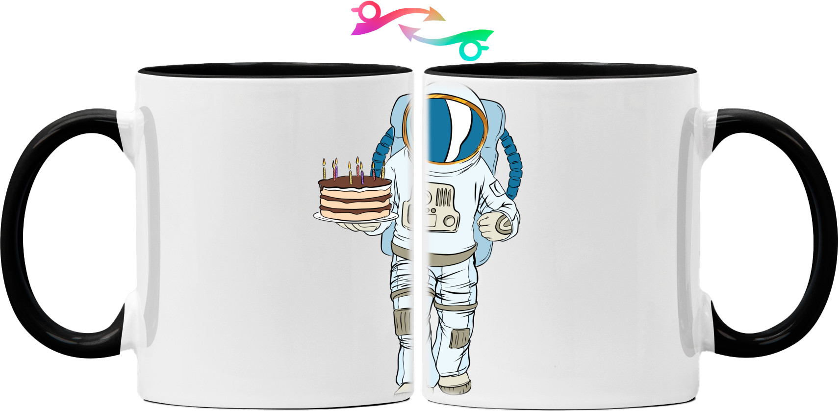 Космонавт с тортом