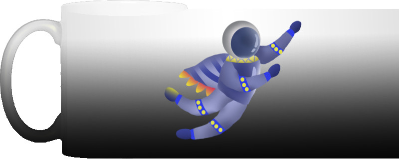 Космонавт с шарфиком