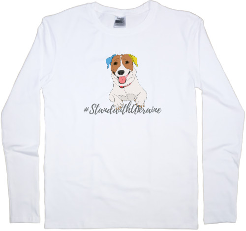 Собаки - Men's Longsleeve Shirt - Jack Russel Terrier, sapper dog Patron - Mfest