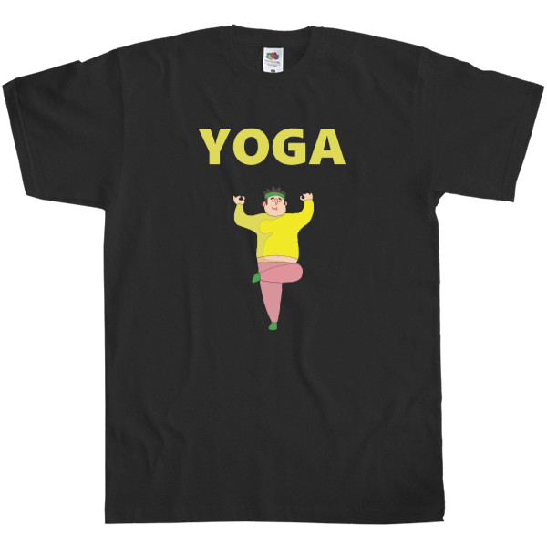 Йога - Kids' T-Shirt Fruit of the loom - Yoga - Mfest