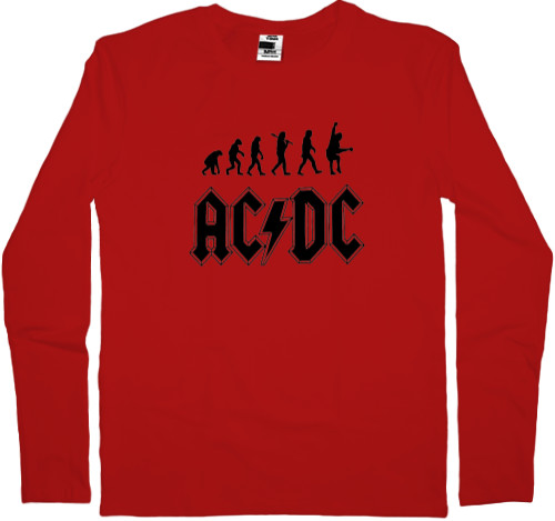 AC DC - Men's Longsleeve Shirt - AC-DC - Mfest