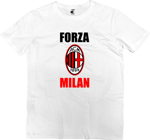 Футбол - Футболка Премиум Детская - Forza Milan - Mfest