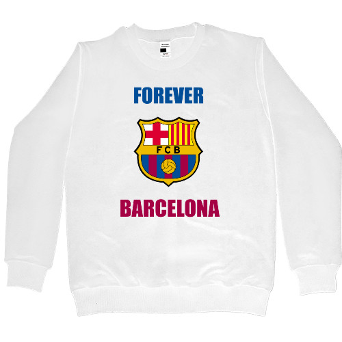 Футбол - Світшот Преміум Жіночий - Forever Barcelona - Mfest