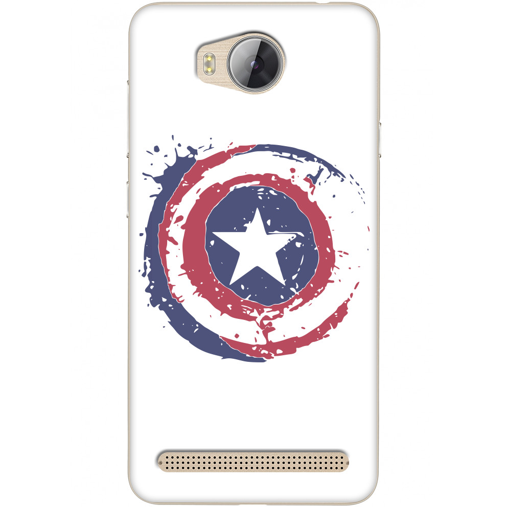 Captain America - Чехол Huawei - Щит - Mfest