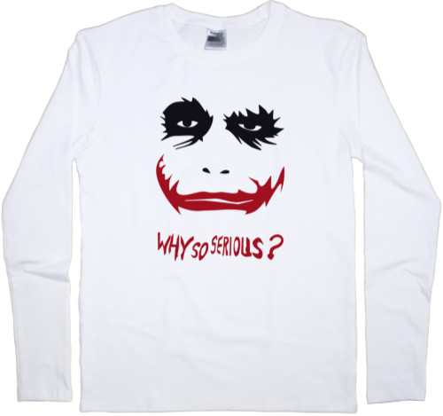 Joker - Футболка з Довгим Рукавом Чоловіча - Why So Serions2 - Mfest