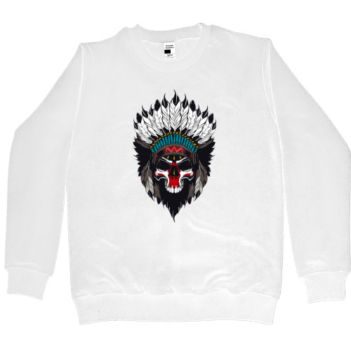 Черепа - Kids' Premium Sweatshirt - Skull Indians - Mfest