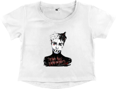 XXXTentacion - Women's Cropped Premium T-Shirt - XXXTentacion - Mfest