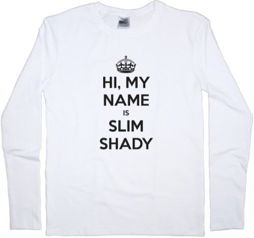 Eminem - Лонгслив Мужской - My name is Slim Shady - Mfest