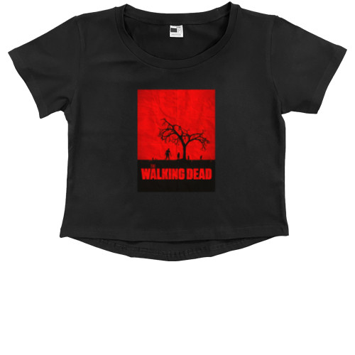 Хоррор - Kids' Premium Cropped T-Shirt - The Walking Dead - Mfest