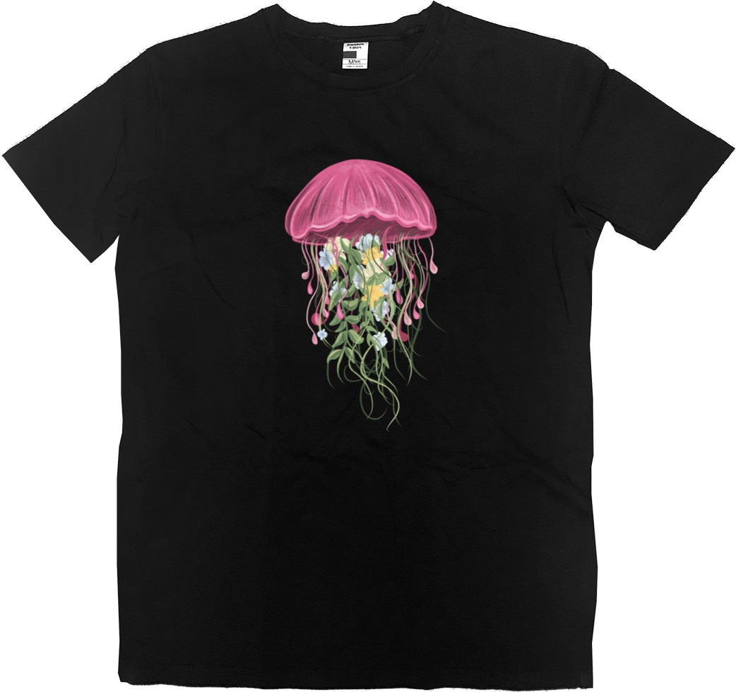 Медуза и цветы