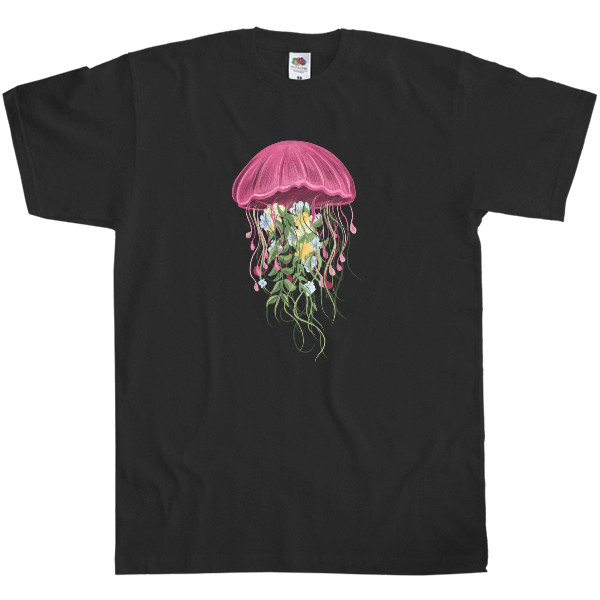 Медуза и цветы
