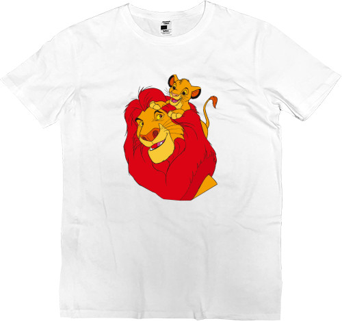Король лев / The lion king - Men’s Premium T-Shirt - Family Король Лев папа - Mfest