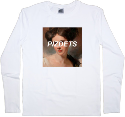 Без цензуры - Men's Longsleeve Shirt - Pizdets - Mfest