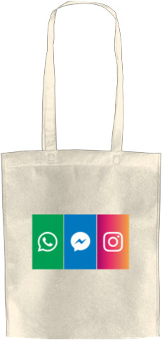 Приложения - Tote Bag - Social networks - Mfest