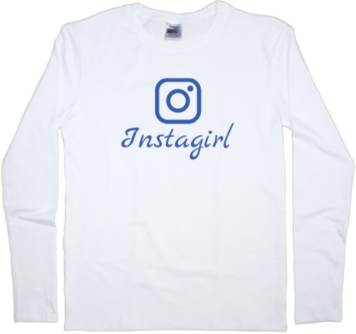 Instagram - Футболка з Довгим Рукавом Чоловіча - Instagirl - Mfest