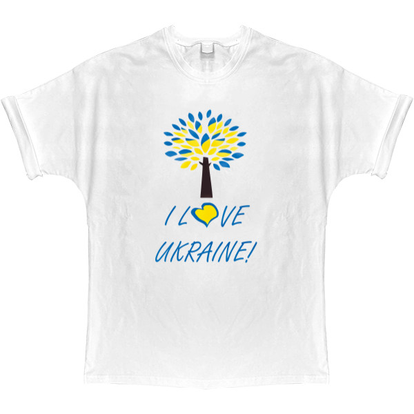 Я УКРАИНЕЦ - T-shirt Oversize - Украина 1 - Mfest