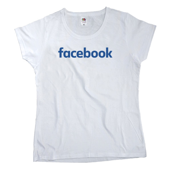 Facebook - Women's T-shirt Fruit of the loom - Facebook 3 - Mfest