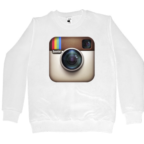 Instagram - Свитшот Премиум Женский - Instagram Polaroid - Mfest