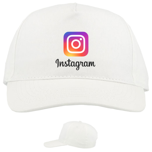 Instagram - Кепка 5-панельная - Instagram logo - Mfest